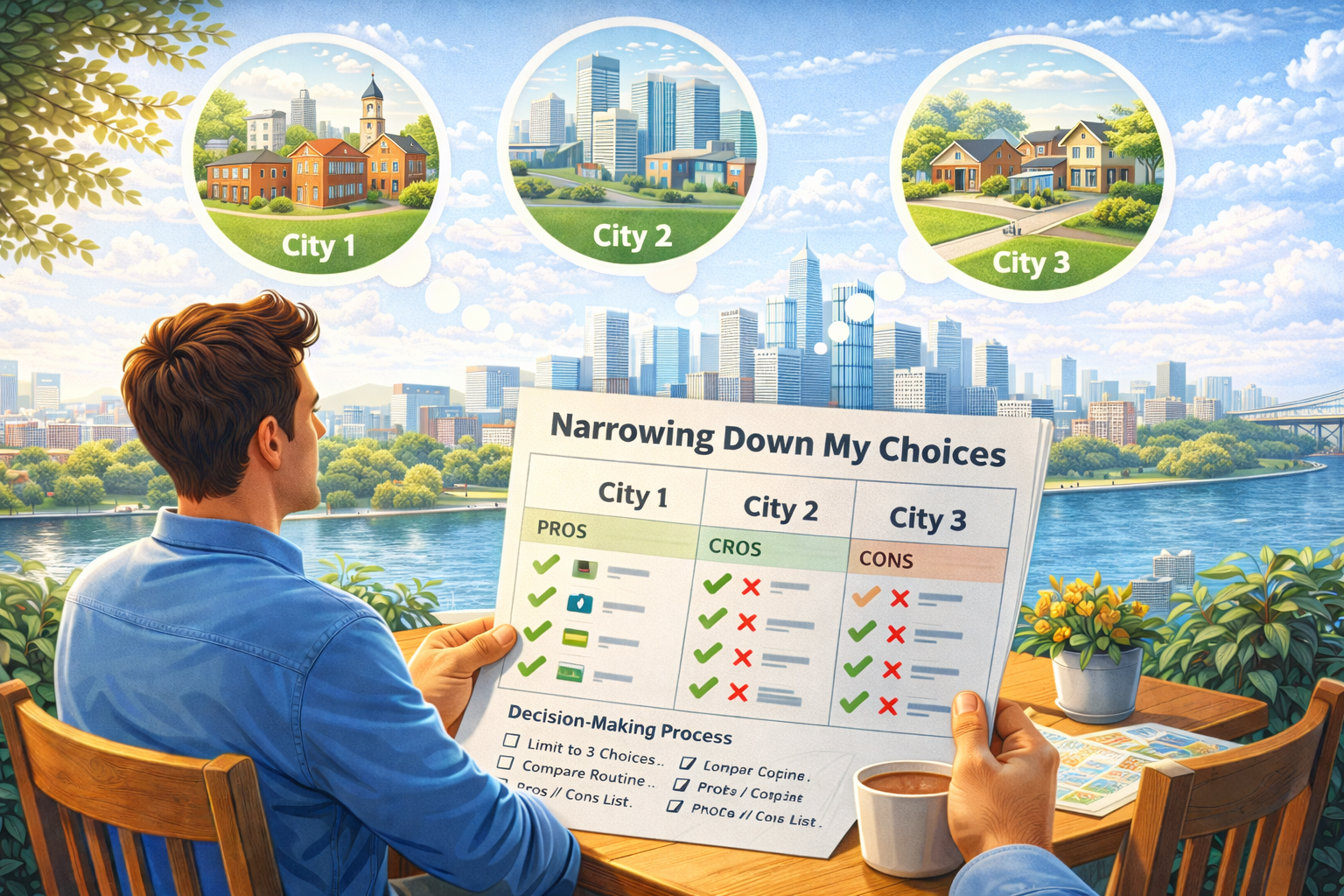 How to narrow down top cities.