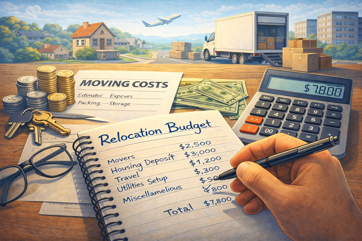 Choosing a relocation budget.