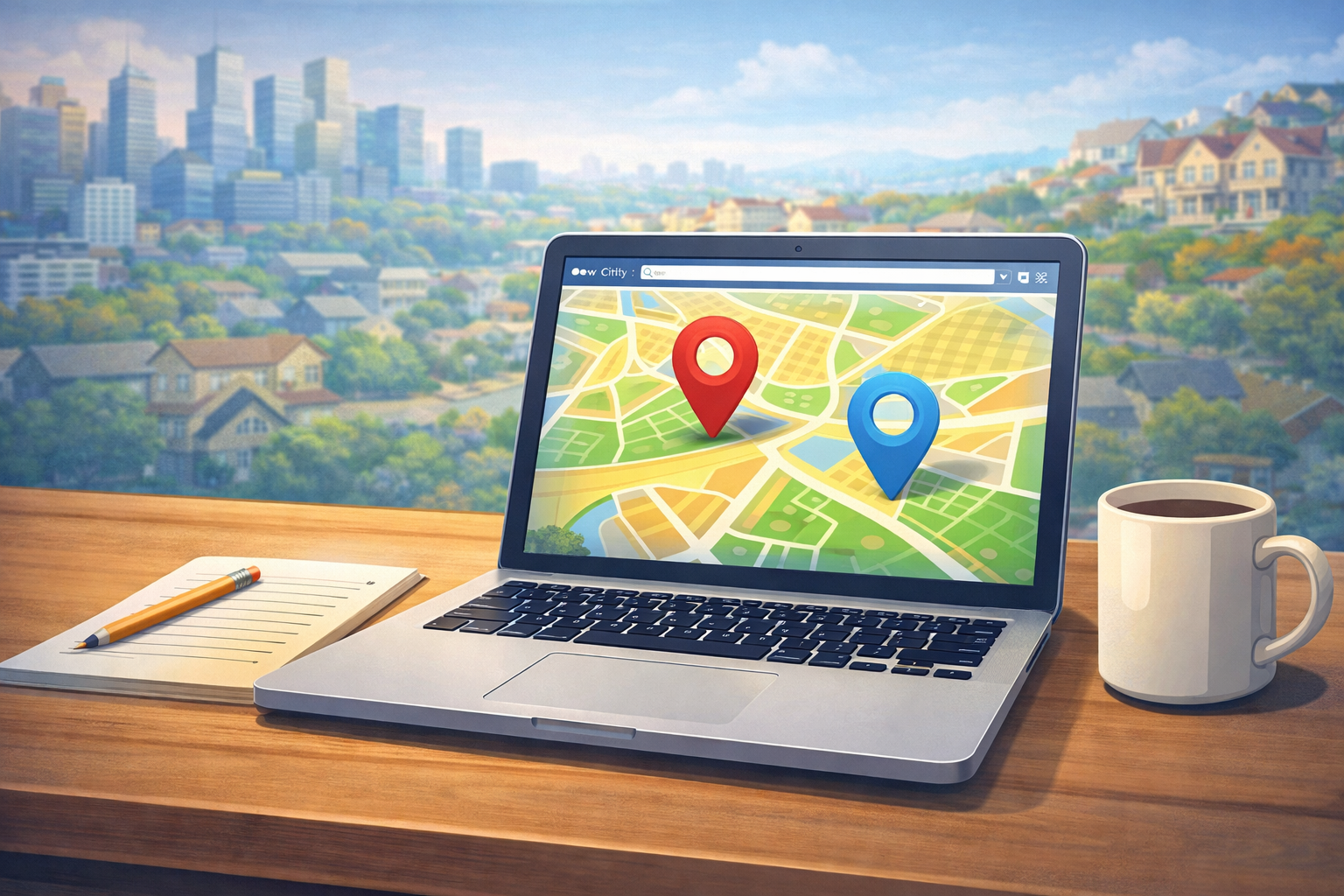 How to research a new city.