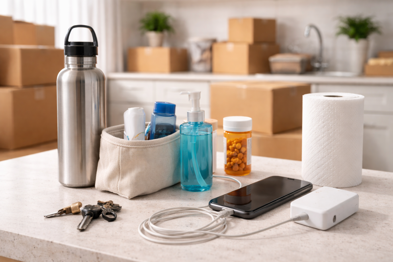 Items not to pack when moving.