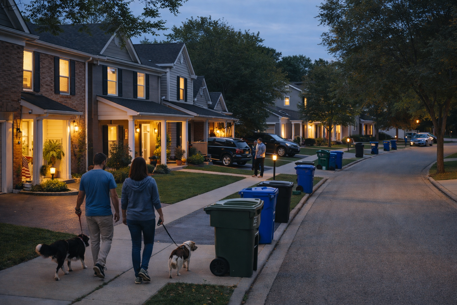 The unwritten rules of a new neighborhood.