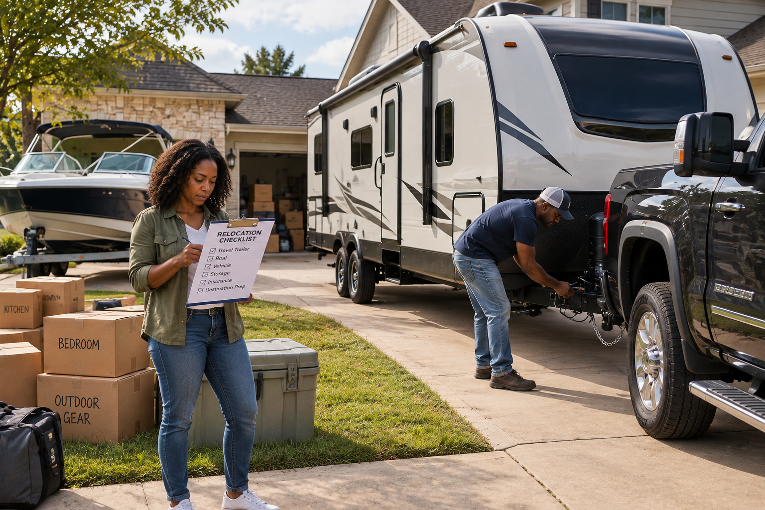 Planning to relocate with an RV.
